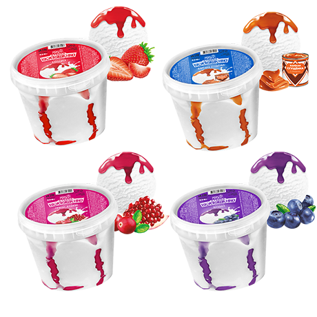 Ведро "Страна Вкусняшкино" с наполнителями, МИКС 350г. Айс-Групп